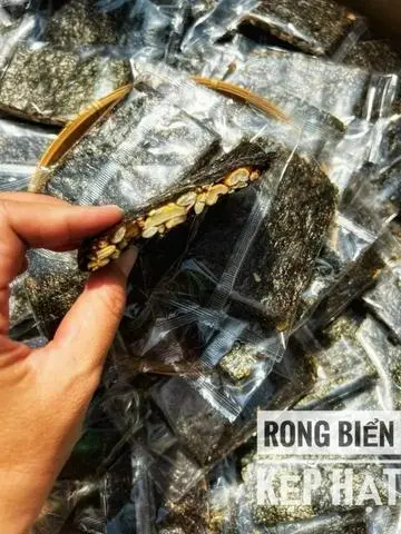 Hình ảnh 200gr Rong biển kẹp hạt dinh dưỡng