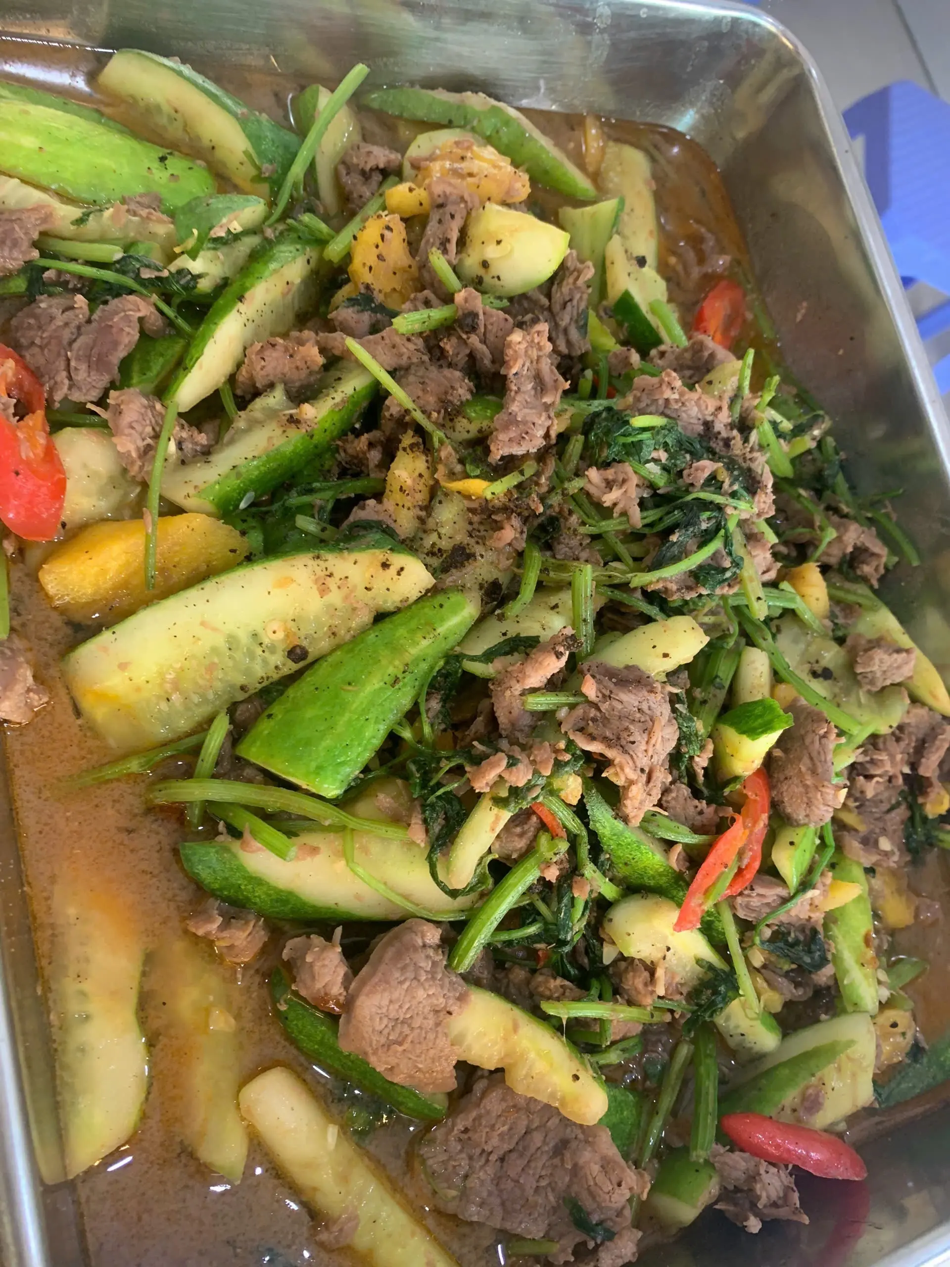 Hình ảnh bò xào củ hành