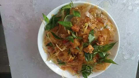 Hình ảnh Bánh tráng Dẻo Trộn khô bò Tép Mở 