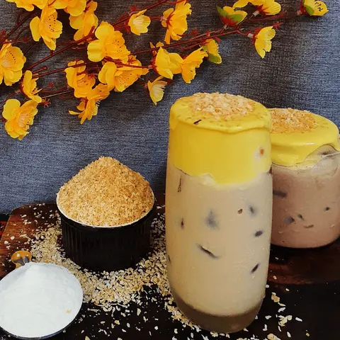 Hình ảnh Trà sữa kem trứng