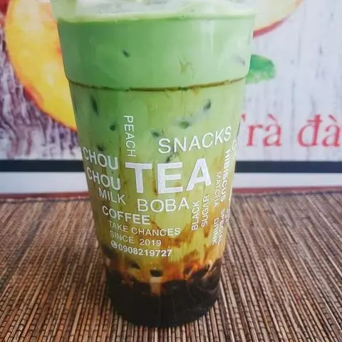 Hình ảnh Matcha trân châu đường đen - size L