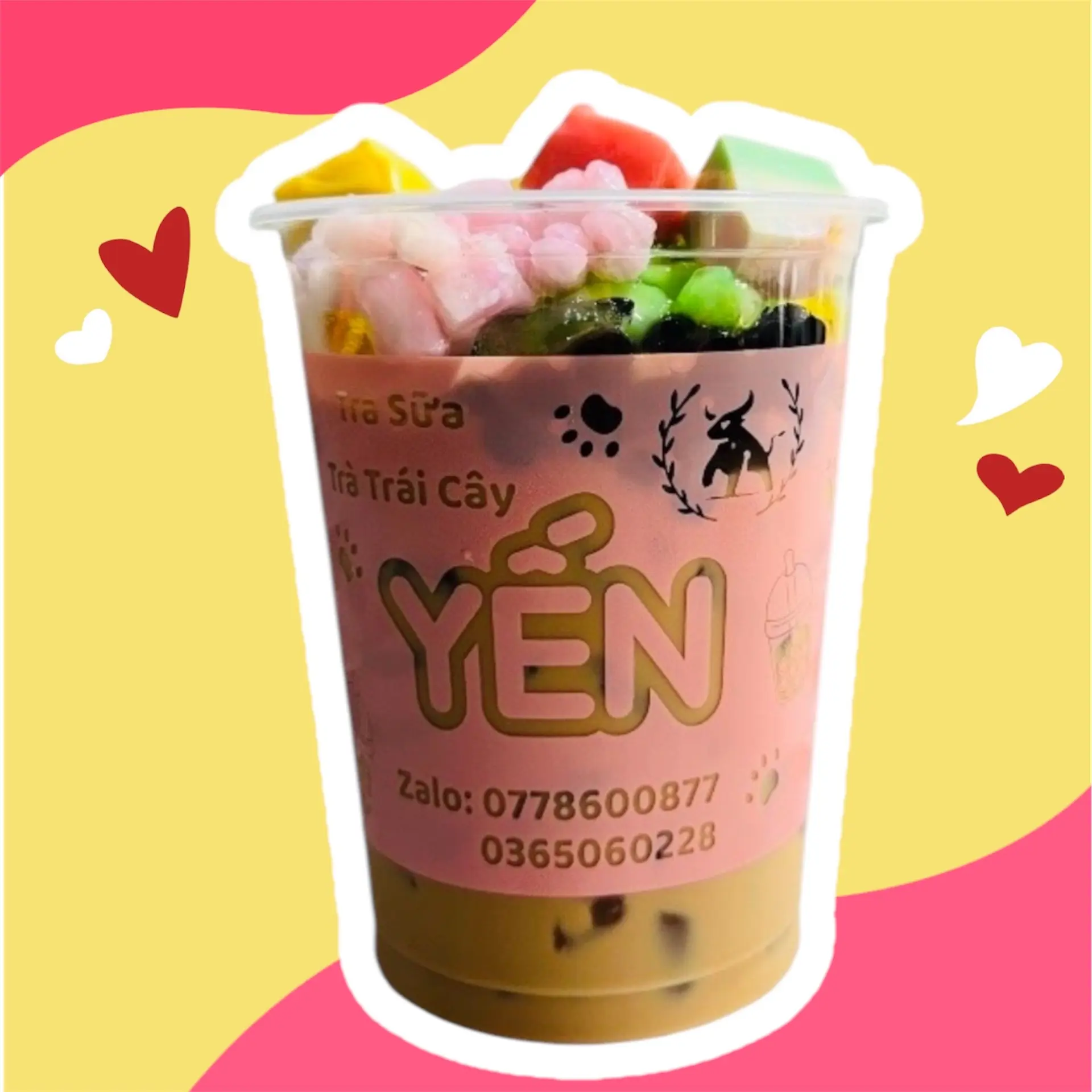 Hình ảnh Truyền Thống Fulltopping size 1000ml