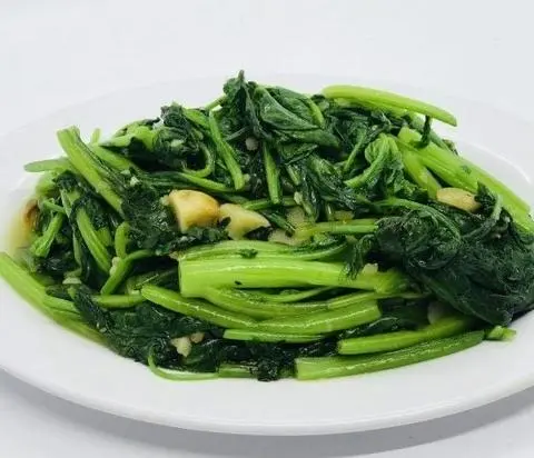 Hình ảnh rau muống xào tỏi