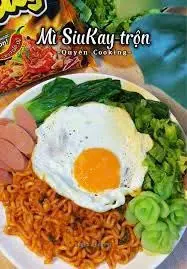 Hình ảnh Mỳ siukay 4 viên sốt mayo