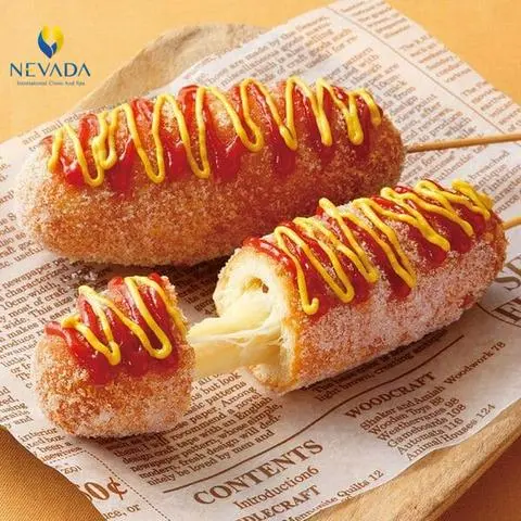 Hình ảnh hot dog phô mai