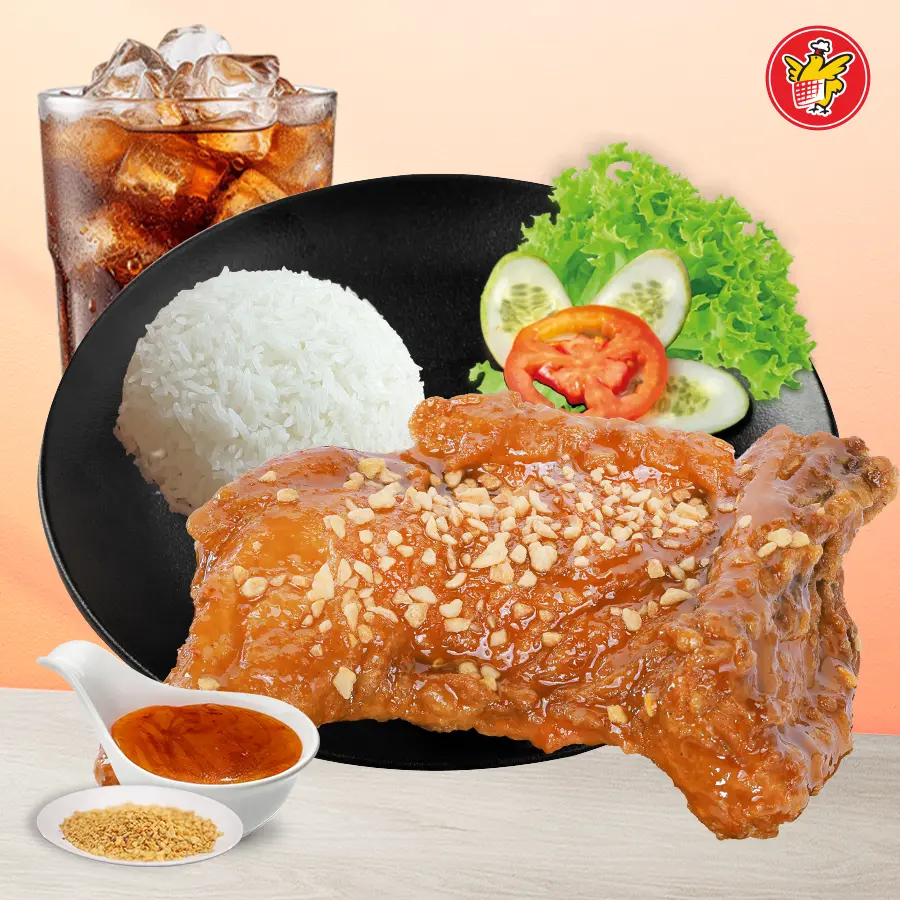 Hình ảnh Cơm Đùi Góc Tư Truyền Thống Xốt Mắm Tỏi + Pepsi
