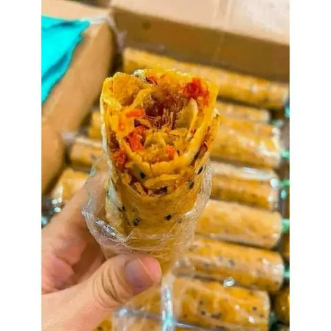 Hình ảnh Bánh tráng nướng mắm ruốc