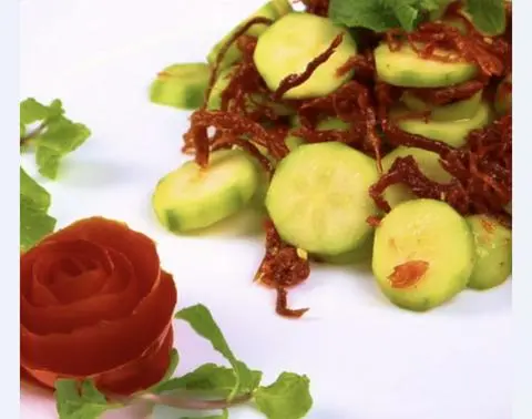 Hình ảnh Gỏi Cóc Non Khô Bò