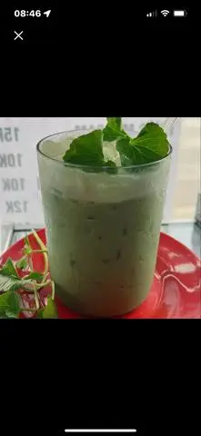 Hình ảnh rau má đậu xanh sữa