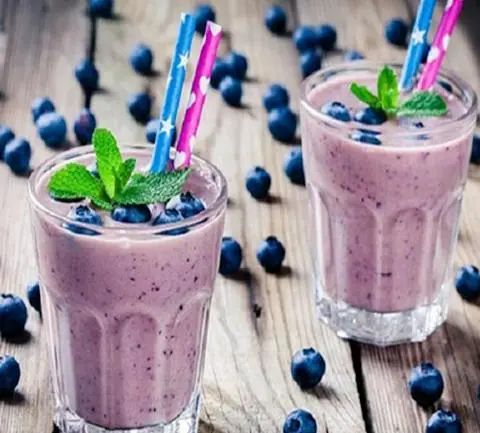 Hình ảnh latte việt quất 