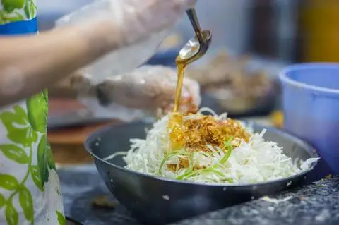 Hình ảnh gỏi rau không ( không có thịt )