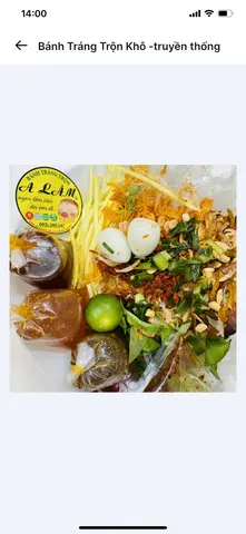 Hình ảnh Bánh tráng trộn khô truyền thống