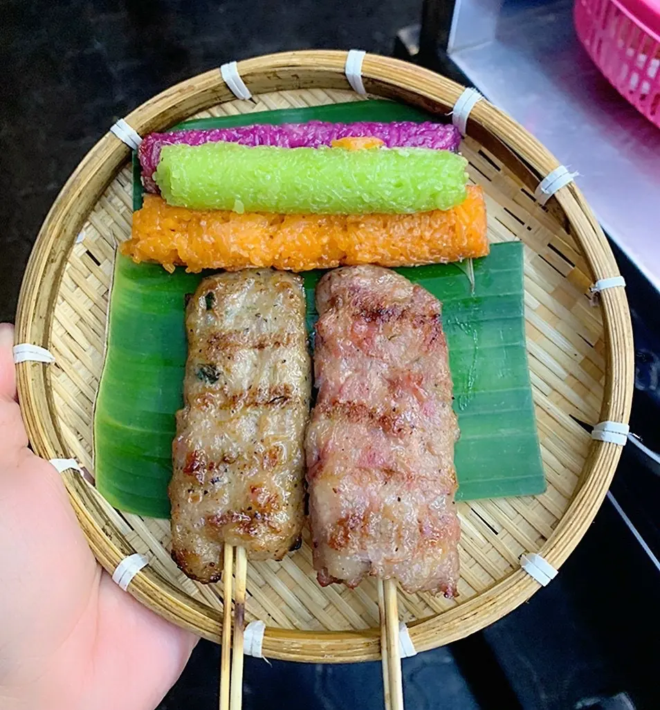 Hình ảnh Combo: 2 Bò nướng Thái Lan + 1 Xôi Nướng Ngũ Sắc