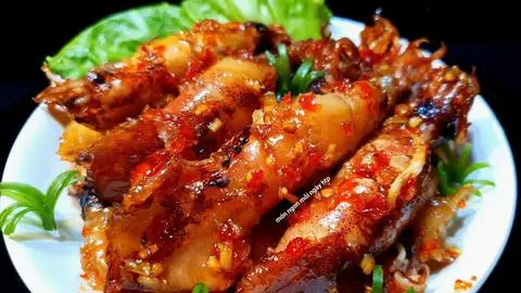 Hình ảnh Mực chiên nước mắm 250gr