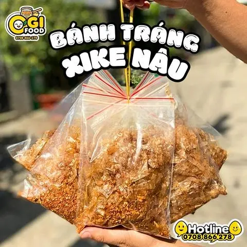 Hình ảnh Bánh Tráng Xi.Ke Nâu Siêu Cay