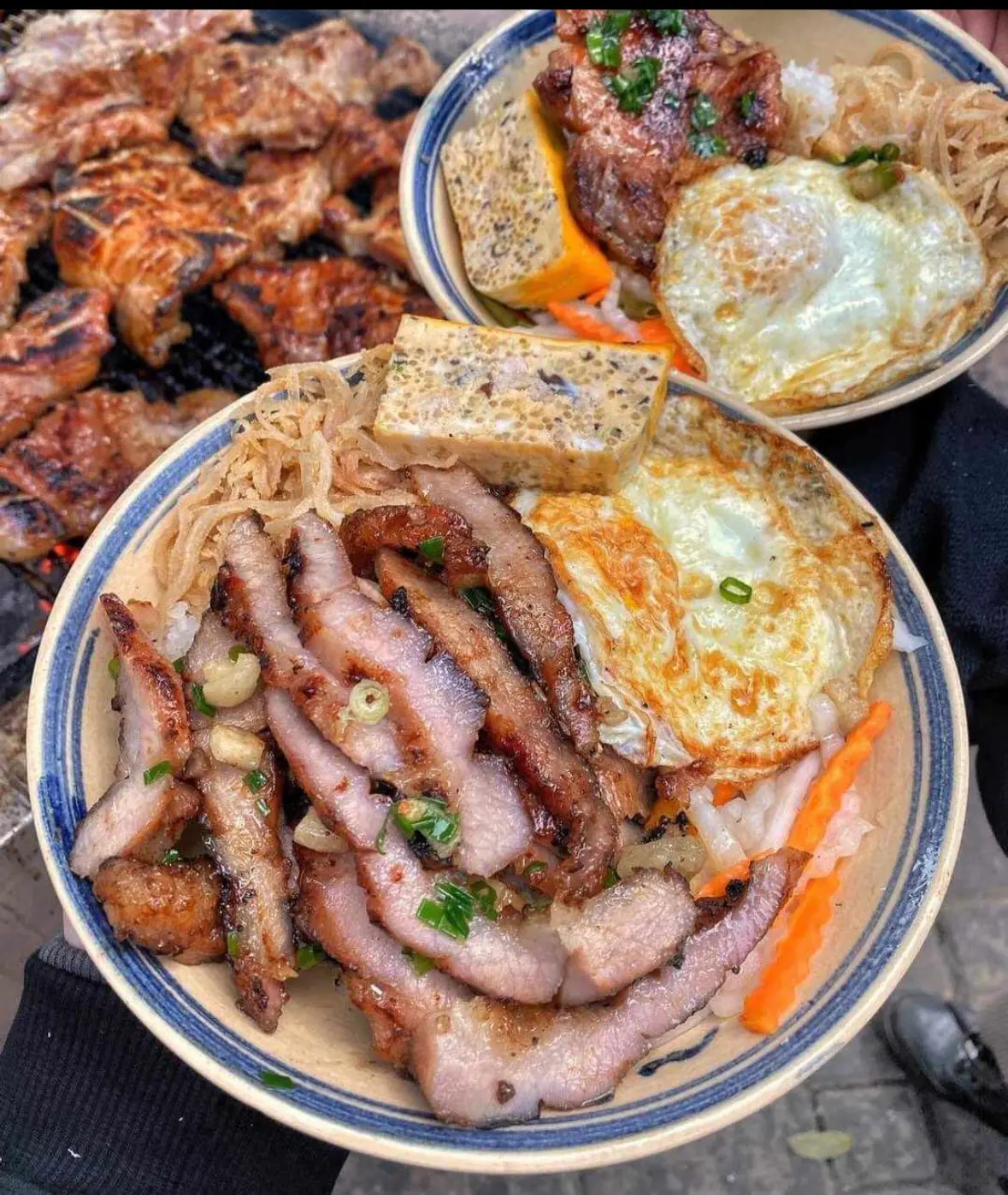 Hình ảnh Xôi pate trứng chả 