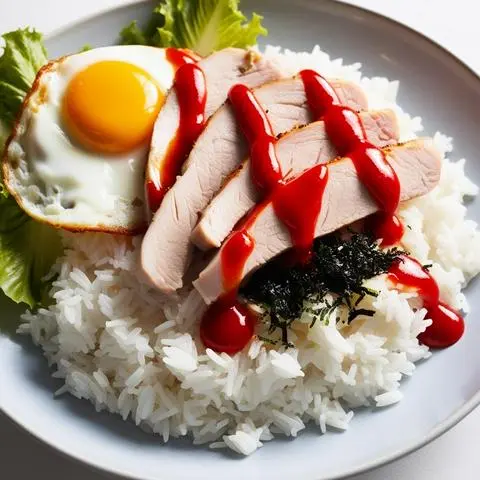 Hình ảnh Cơm lườn ngỗng xông khói sốt Tê tái (Phô mai, Chanh dây, Mắm tỏi, Tereyaki)
