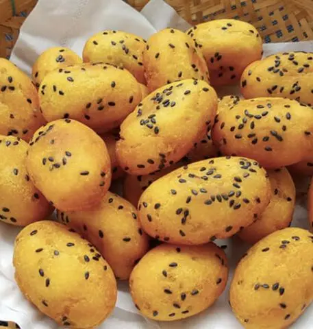 Hình ảnh Khoai lang kén chiên/ lắc p. mai/ lắc x. muội