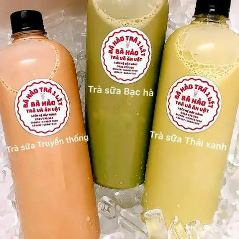 Hình ảnh Trà sữa Thái đỏ chai 1 lít