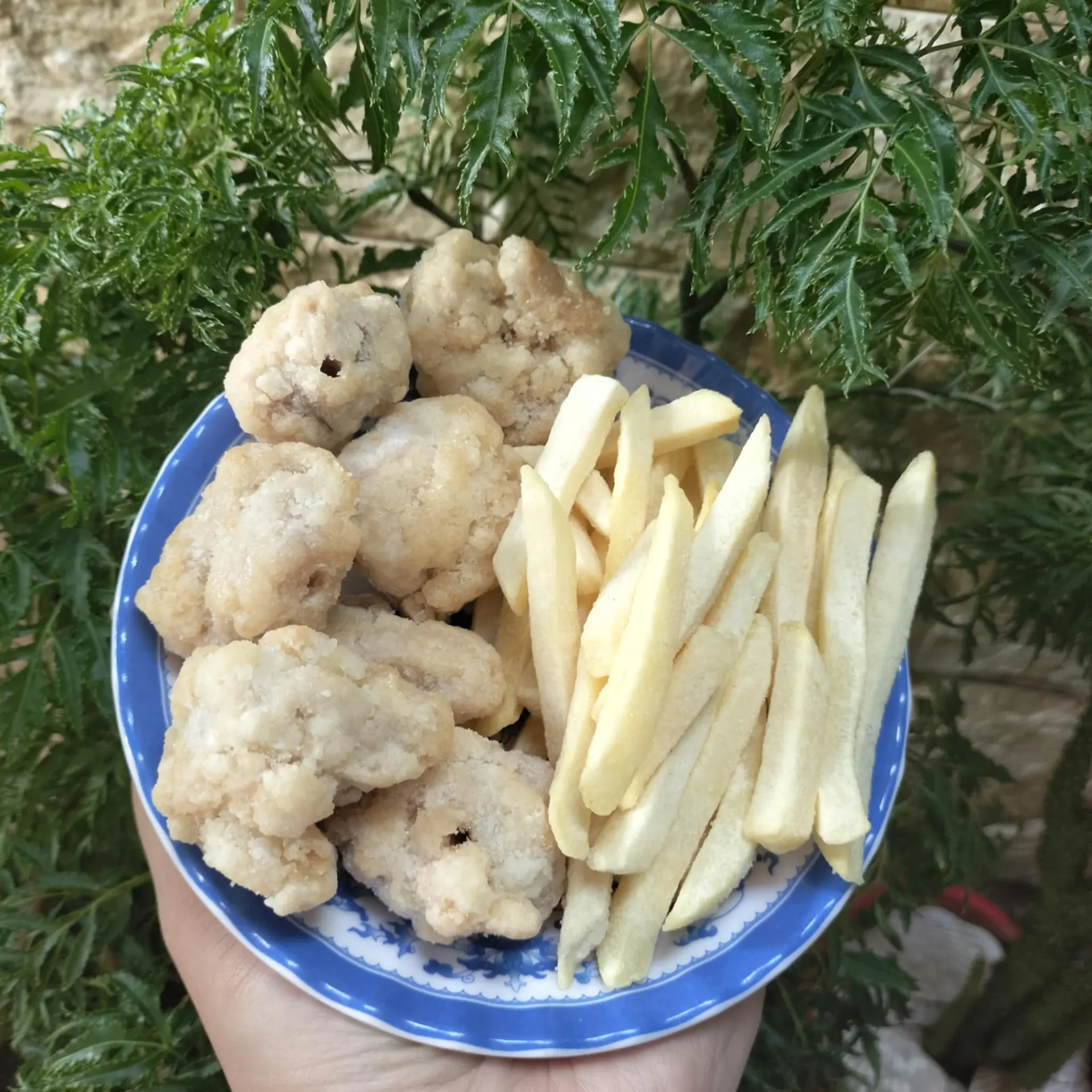 Hình ảnh Gà viên + Khoai tây lắc phô mai 
