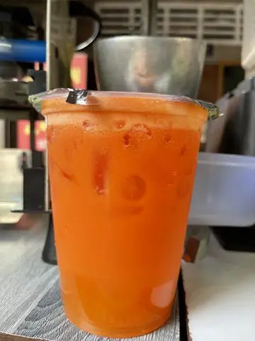 Hình ảnh Nước ép thơm - cà rốt