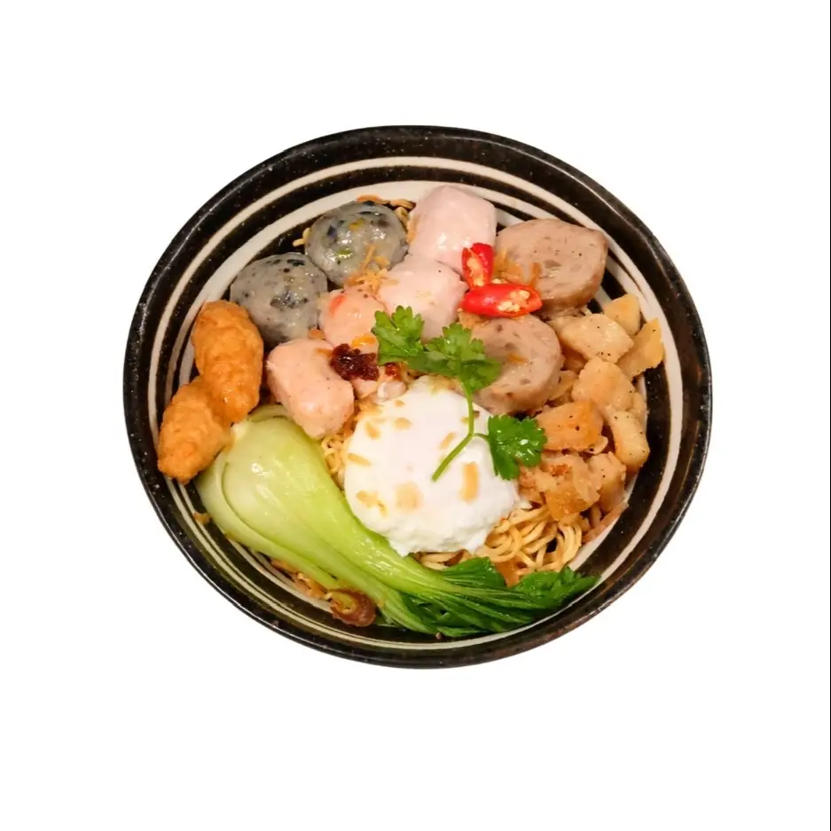 Hình ảnh Bò viên, chả cá, suông tôm, chả ốc viên, chả cua, tóp mỡ