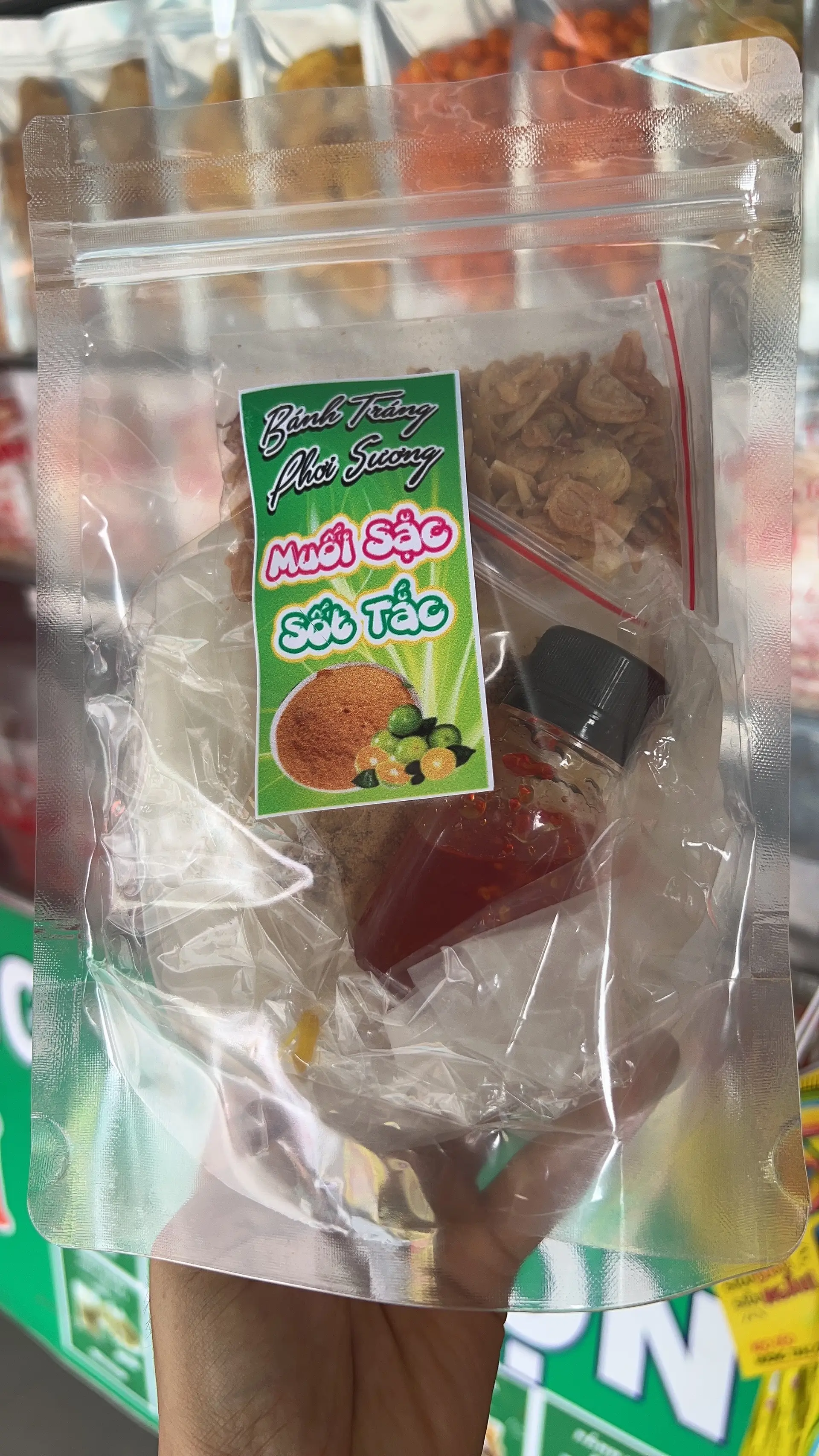 Hình ảnh bánh phơi sương muối sặc sốt tắc