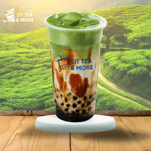 Hình ảnh Matcha Latte Trân Châu Đường Đen