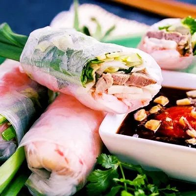 Hình ảnh Gỏi cuốn nạc +tai heo