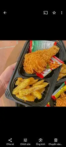 Hình ảnh Combo đùi gà - khoai chiên