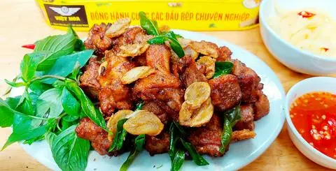 Hình ảnh Ngan cháy tỏi đĩa to
