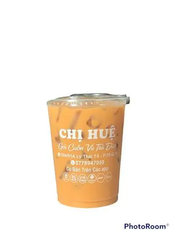 Hình ảnh Trà Sữa Thái Cam Khổng Lồ