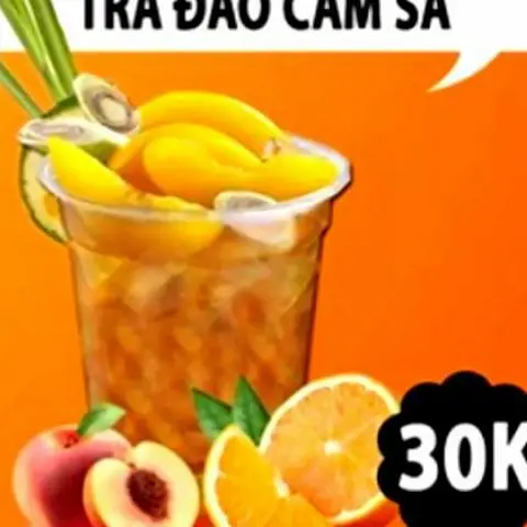 Hình ảnh TRÀ ĐÀO CAM XẢ