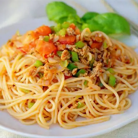 Hình ảnh Mì ý xào thịt bằm