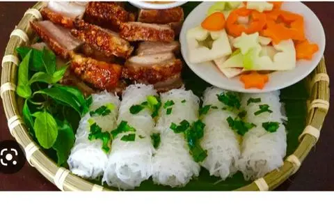 Hình ảnh Bánh Hỏi heo quay /phần