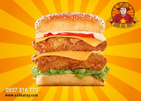 Hình ảnh Burger Gà đặc biệt
