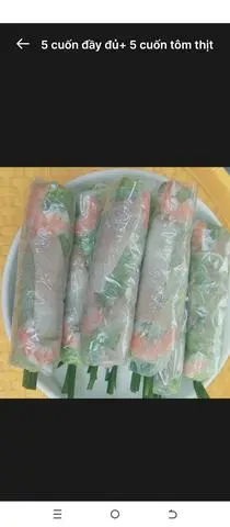 Hình ảnh 10 cuốn tôm - tai - thịt