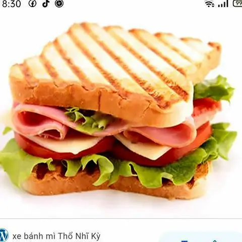 Hình ảnh Sandwich thịt chả