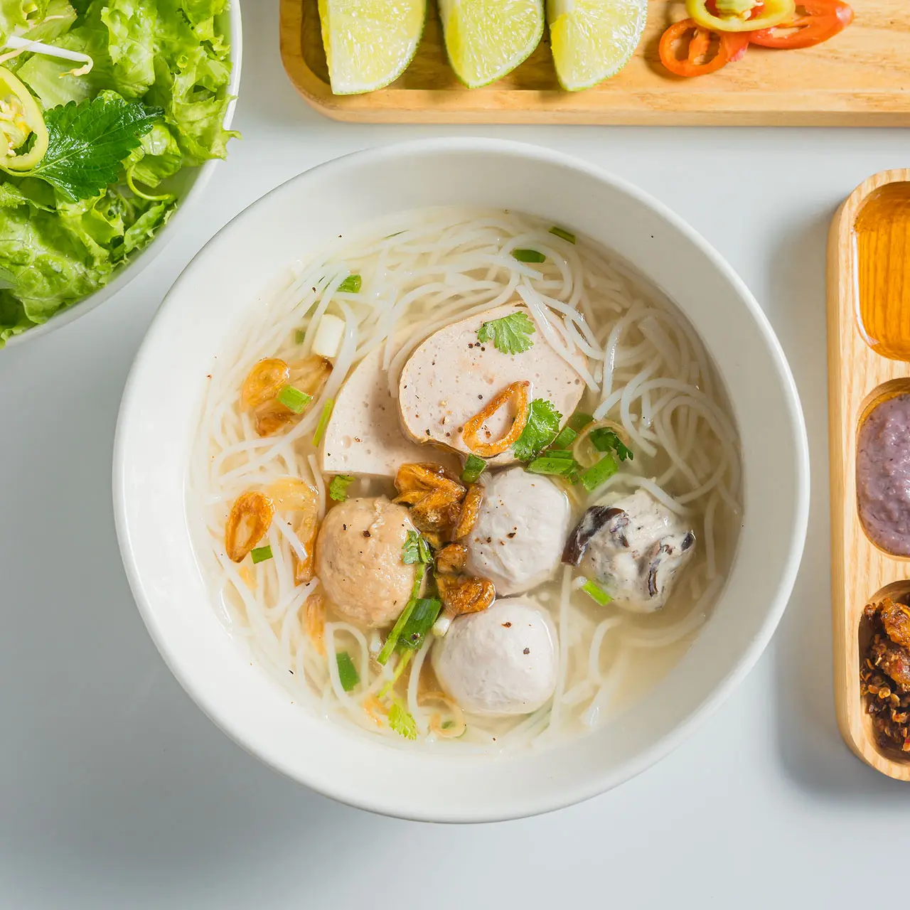 Hình ảnh Bún Mọc chả