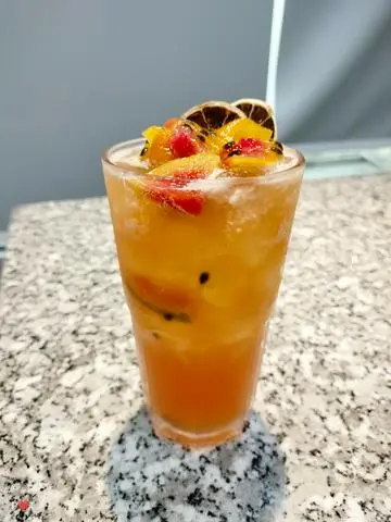 Hình ảnh trà trái cây nhiệt đới 