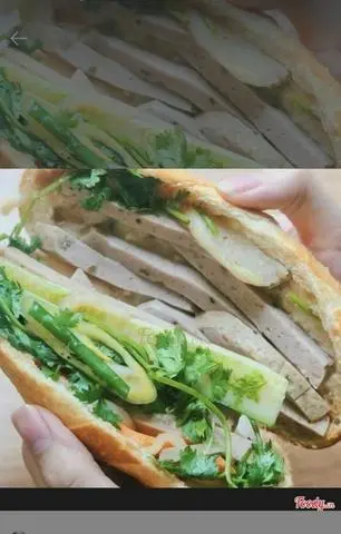 Hình ảnh Bánh Mì Chả Lụa Ngon Muối tiêu 