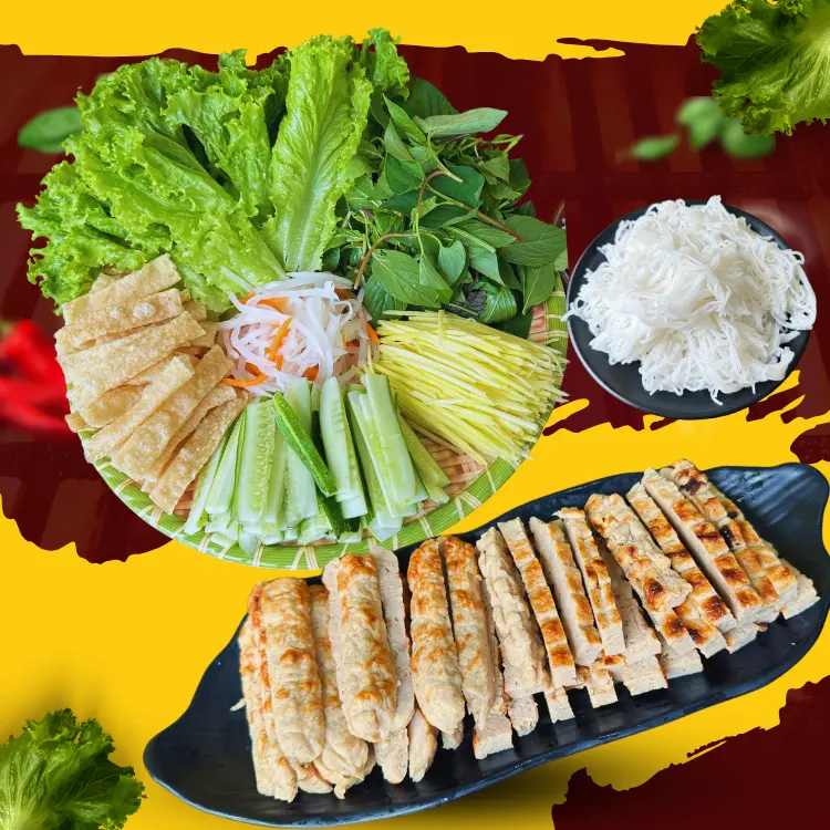 Hình ảnh Set Nem Nướng 4 người ăn