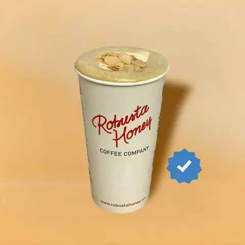 Hình ảnh HONEY MILK TEA PEANUT CHEESE ALMOND- TRÀ SỮA ĐẬU PHỘNG KEM HẠNH NHÂN