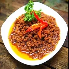 Hình ảnh Thịt chưng mắm tép 100g ( chưa bao gồm cơm canh nhé)