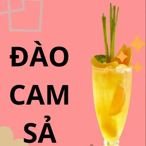 Hình ảnh Trà Đào Cam Sả