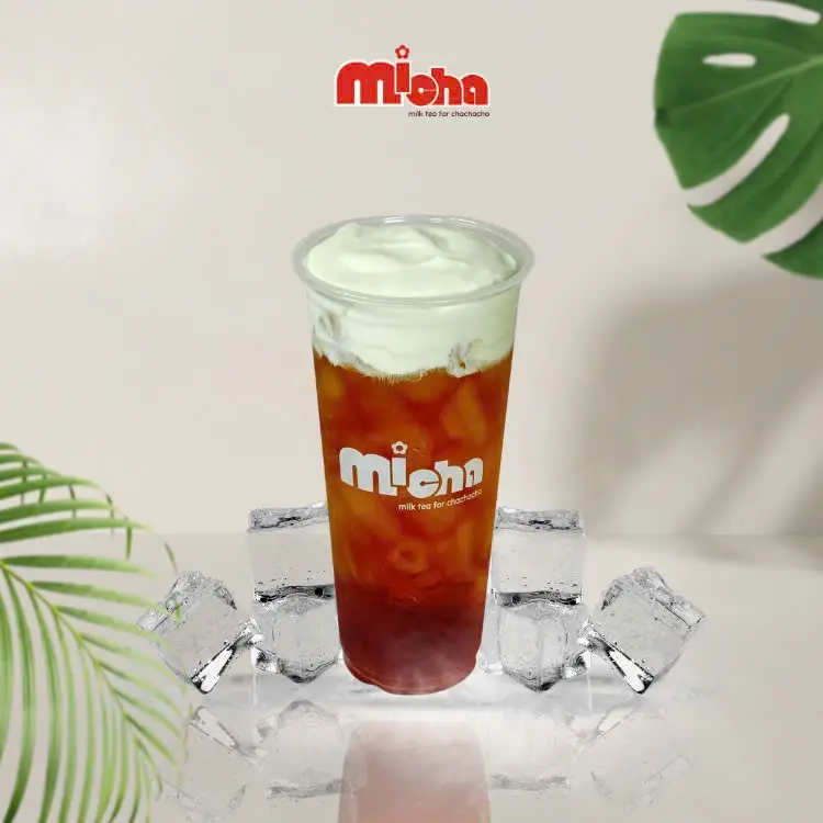 Hình ảnh Hồng Trà Kem Cheese - Ly 700ml