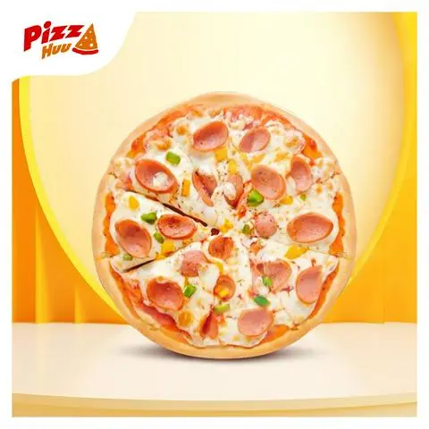 Hình ảnh Pizza xúc xích