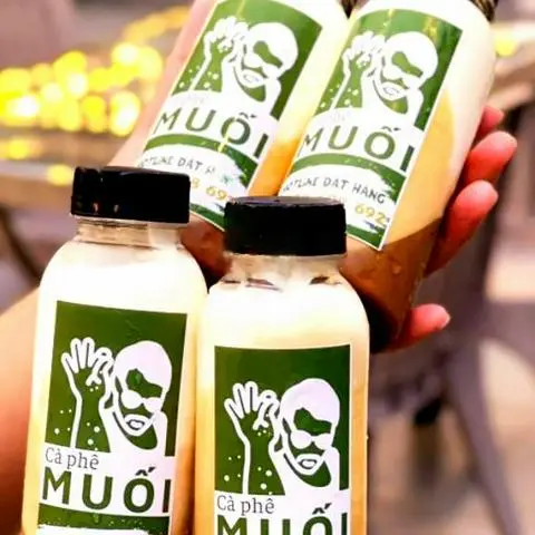 Hình ảnh Cà phê muối đóng chai 330ml