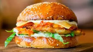 Hình ảnh Burger Bò 2 Lớp + Phô Mai