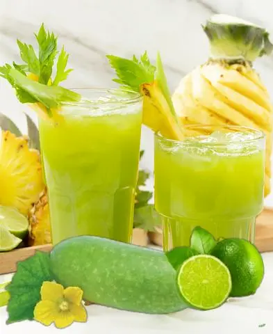 Hình ảnh Cần tây mix thơm bí đao chanh